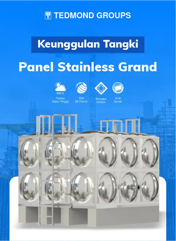Berbagai Keunggulan Tangki Panel Stainless Grand