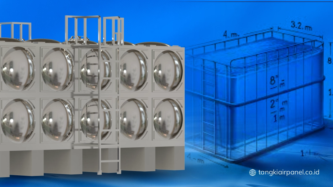 Tangki Air Kotak Kapasitas Besar