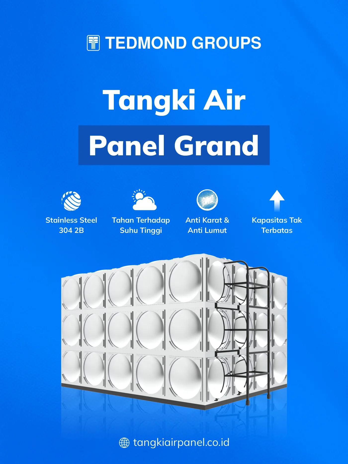 Rekomendasi Tangki Air Panel Grand Untuk Sekolah