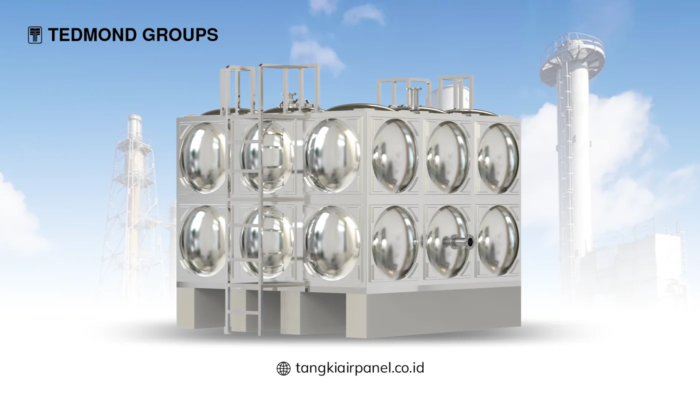 Penggunaan Tangki Panel Stainless Berbagai Kebutuhan Industri dan Instansi