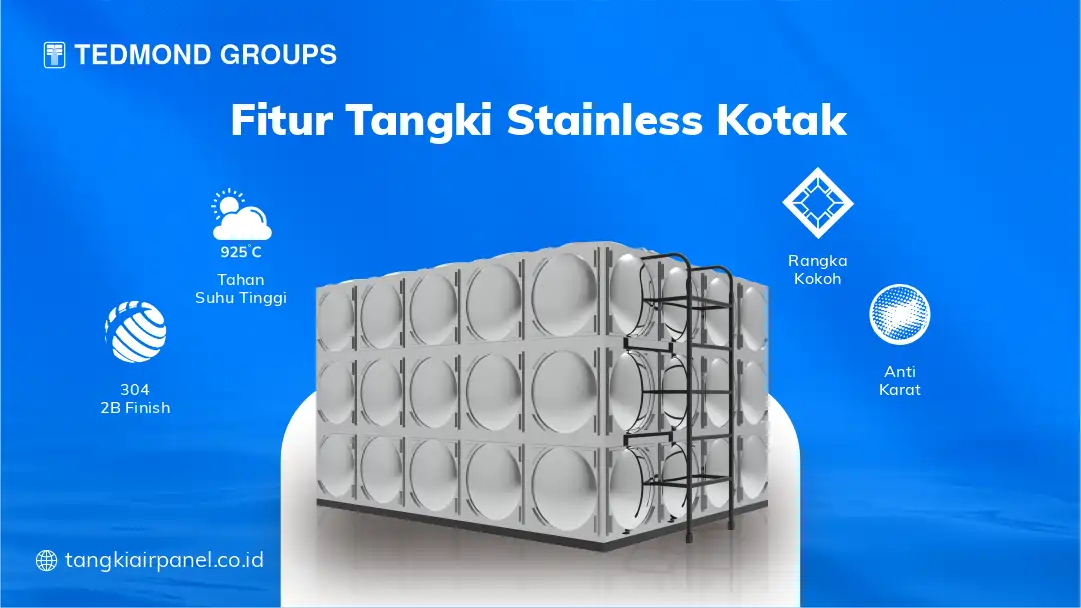 Fitur Tangki Stainless Kotak