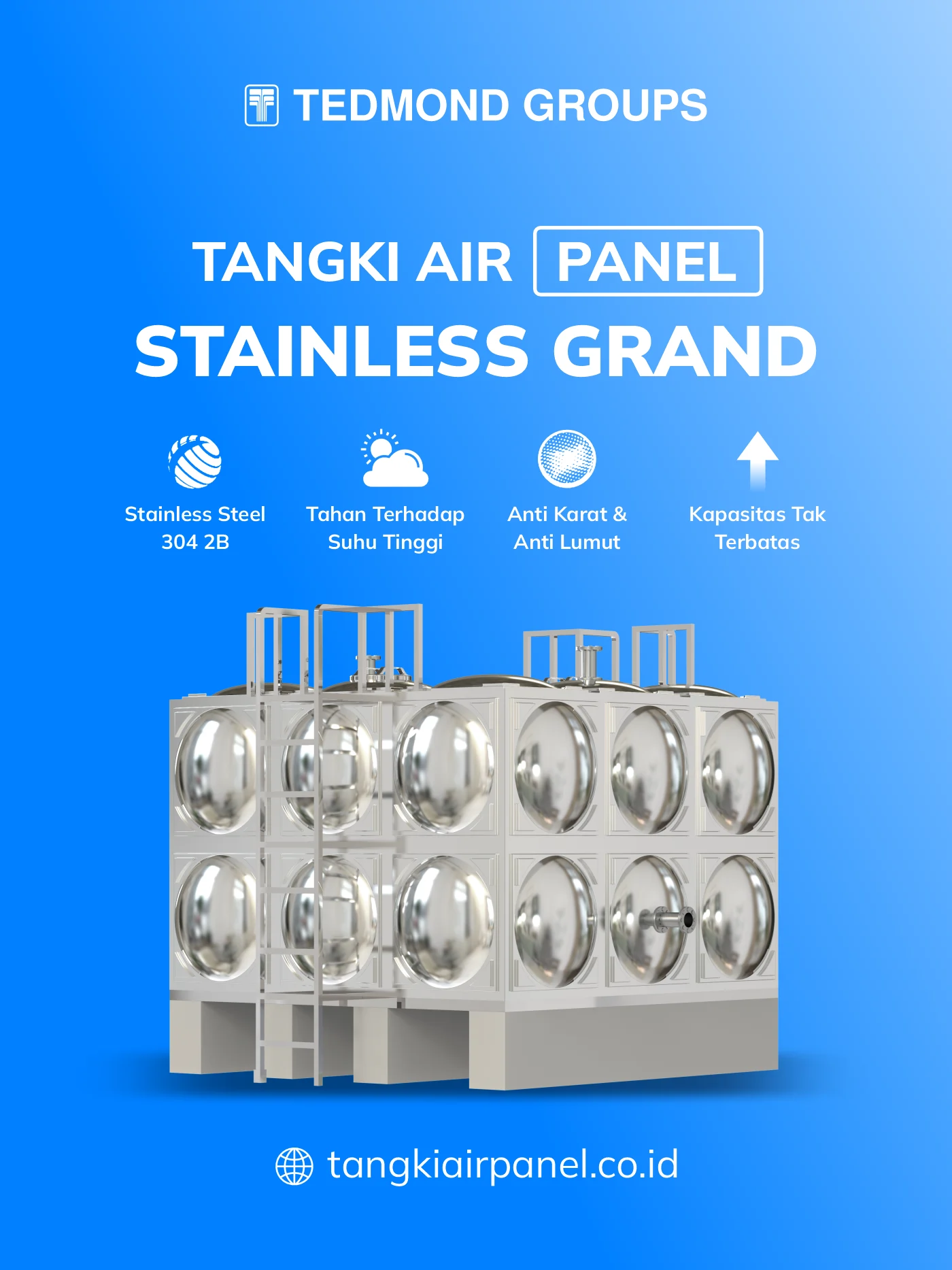Keunggulan Tangki Stainless Panel Grand