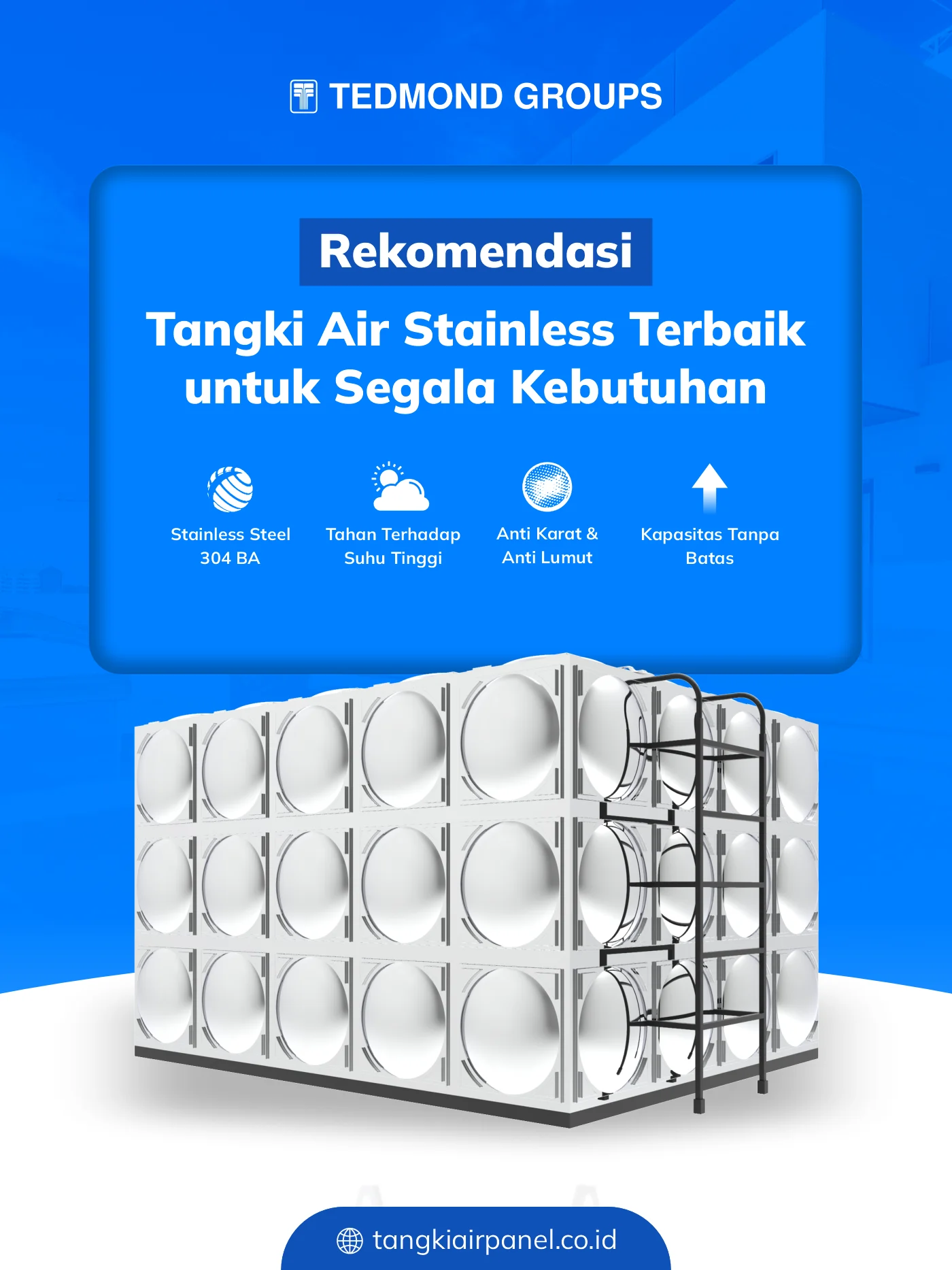 Rekomendasi Tangki Air Stainless Terbaik untuk Segala Kebutuhan