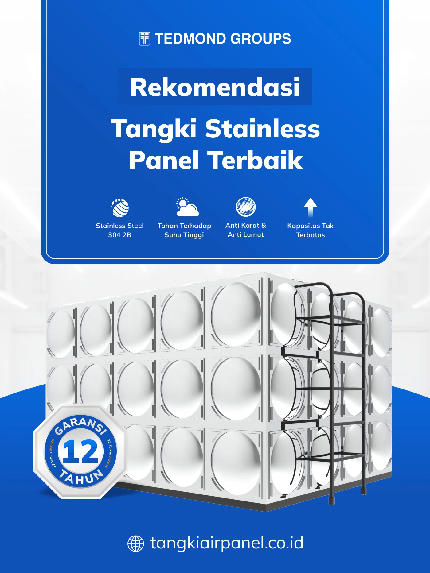 Rekomendasi Tangki Stainless Panel Terbaik