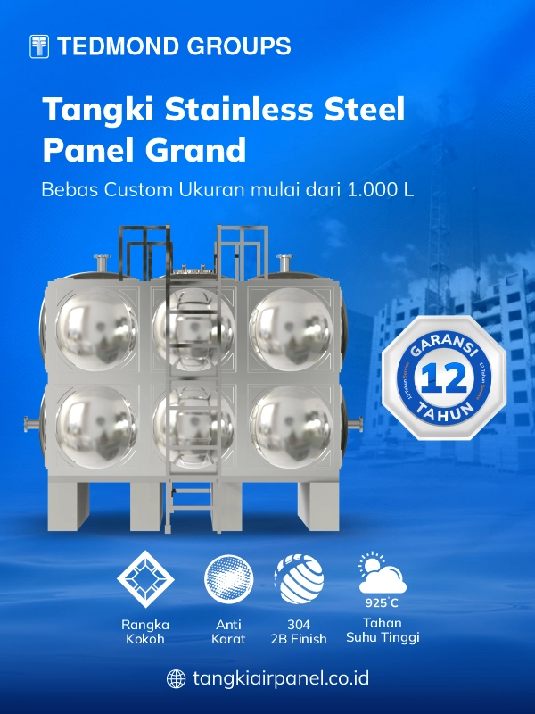 Keunggulan Tangki Panel Stainless Merk Grand