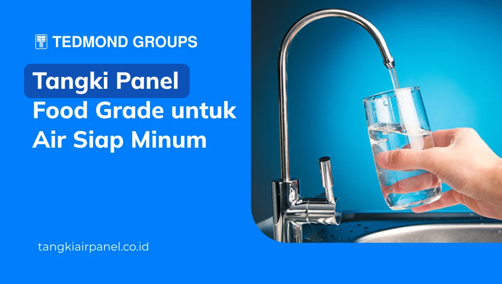 Tangki Panel Food Grade untuk Air Siap Minum