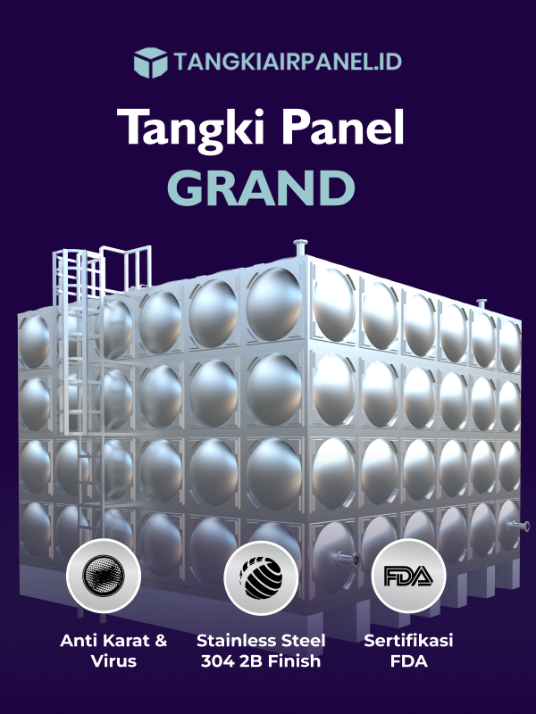 Keunggulan Tangki Air Panel Stainless Grand