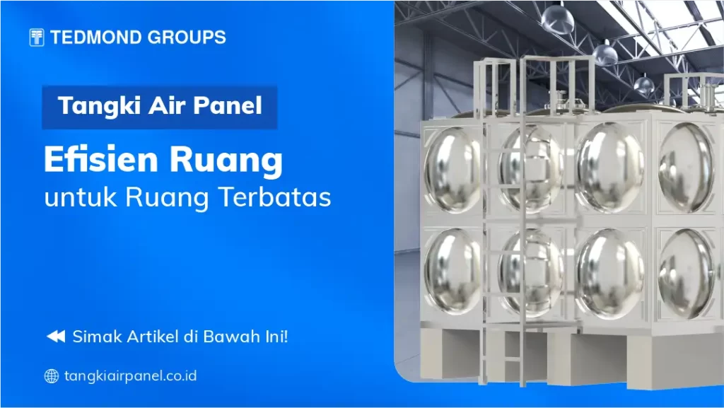 Tangki Air Panel Efisien Ruang untuk Area Terbatas