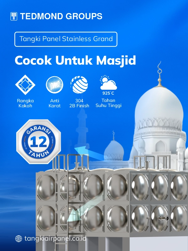 Rekomendasi Tangki Panel Cocok Untuk Masjid