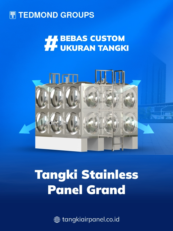 Rekomendasi Tangki Stainless Panel untuk Sekolah