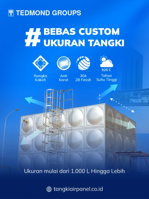 Berbagai Keunggulan Tangki Panel Stainless Grand
