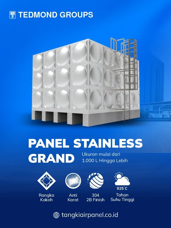 Keunggulan Tangki Panel Stainless Grand