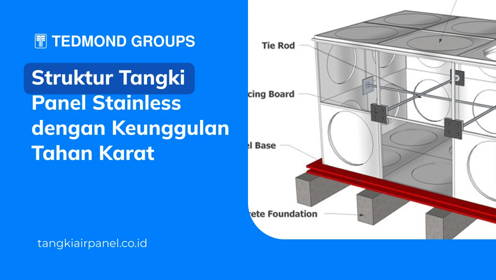 Struktur Tangki Panel Stainless dengan Keunggulan Tahan Karat