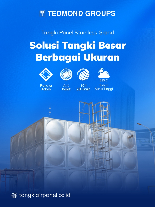 Kelebihan pada Tangki Panel Stainless Grand