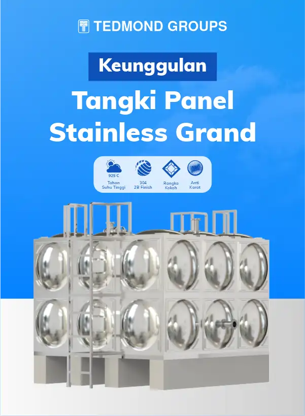 Keunggulan Tangki Panel Stainless Grand
