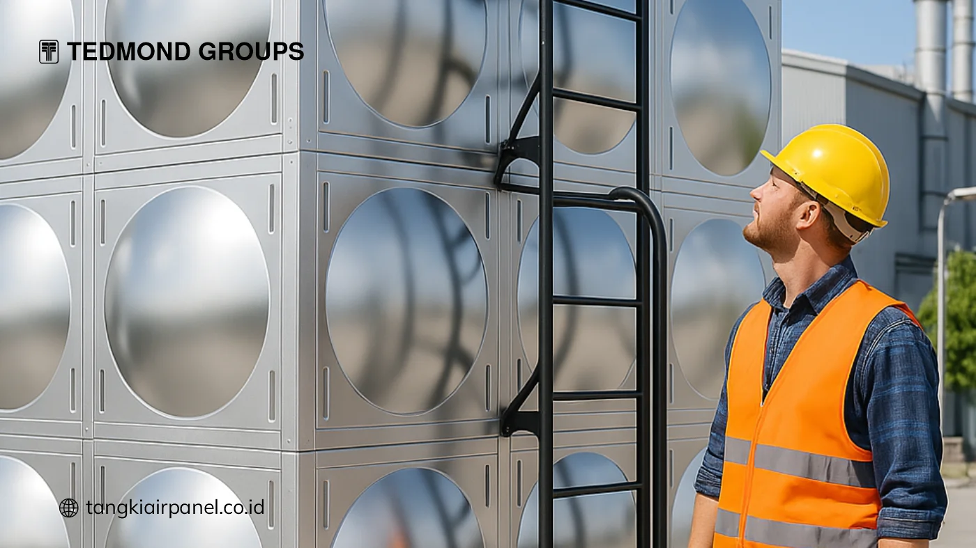 Keuntungan Pakai Tangki Panel Air Skala Besar