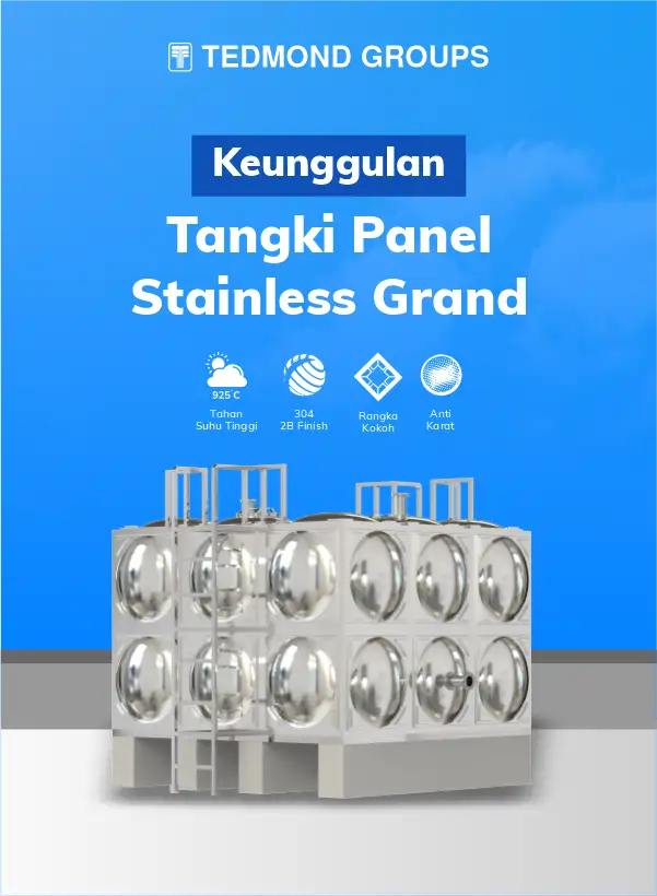 Berbagai Keunggulan Tangki Panel Stainless Grand