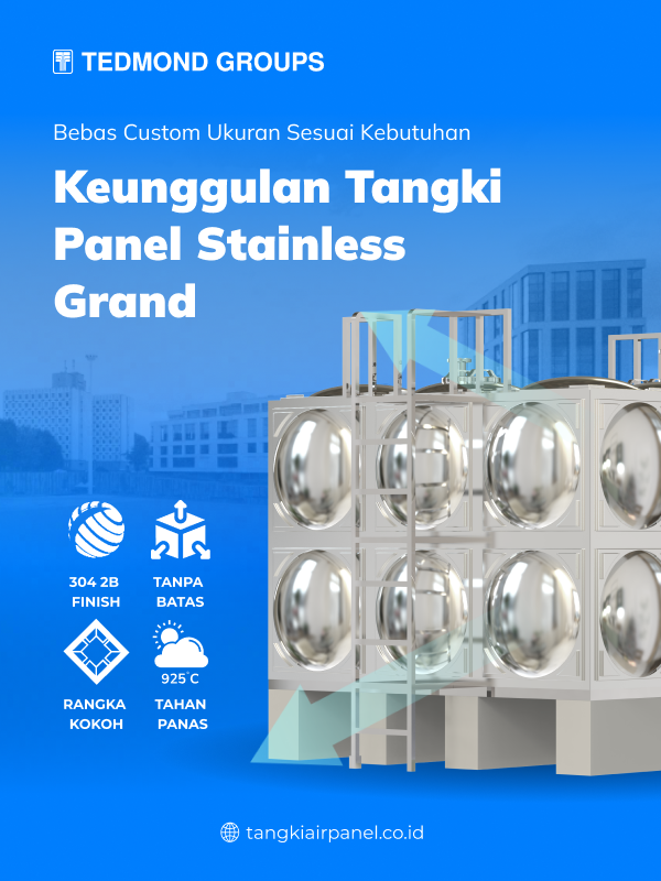Informasi Jual Tangki Panel Stainless Grand
