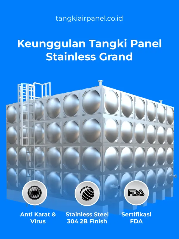 Keunggulan Tangki Panel Stainless Grand