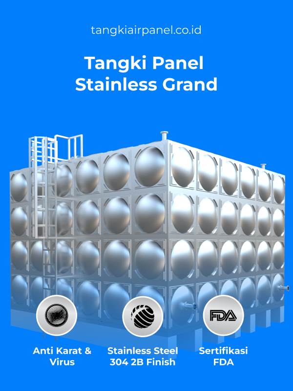 Tangki Panel Stainless Grand: Alternatif Modern & Tahan Lama
