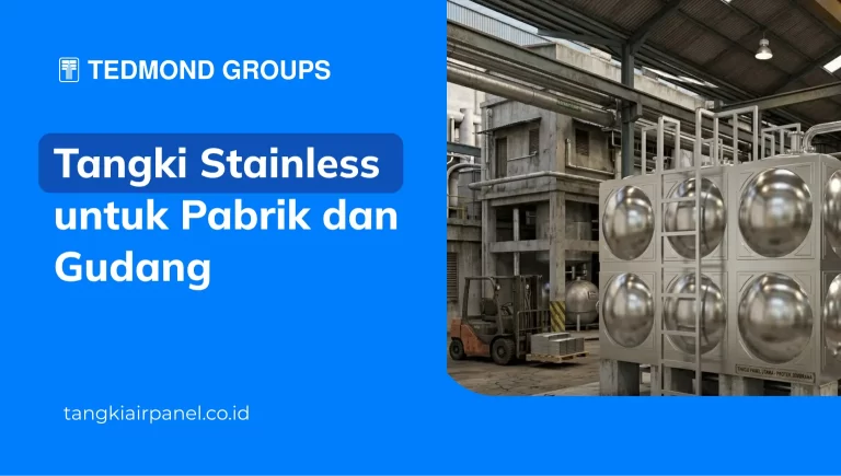 Tangki Stainless untuk Pabrik dan Gudang
