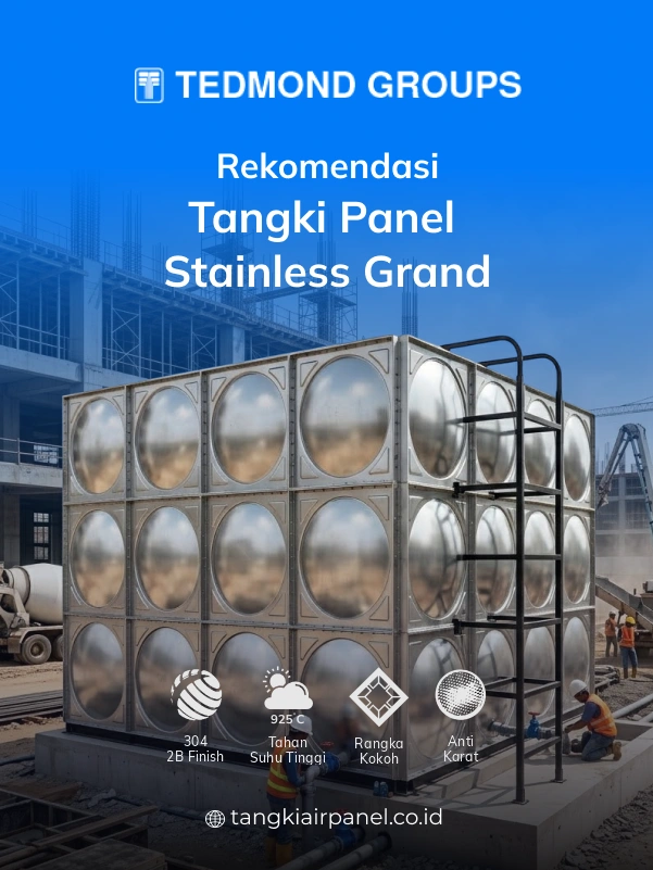 Rekomendasi Tangki Panel Stainless Grand