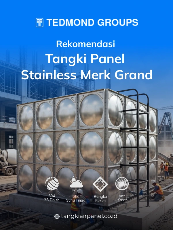 Rekomendasi Tangki Panel Stainless Merk Grand