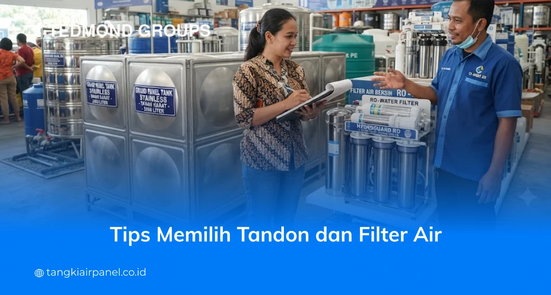 Tips Memilih Tandon dan Filter Air