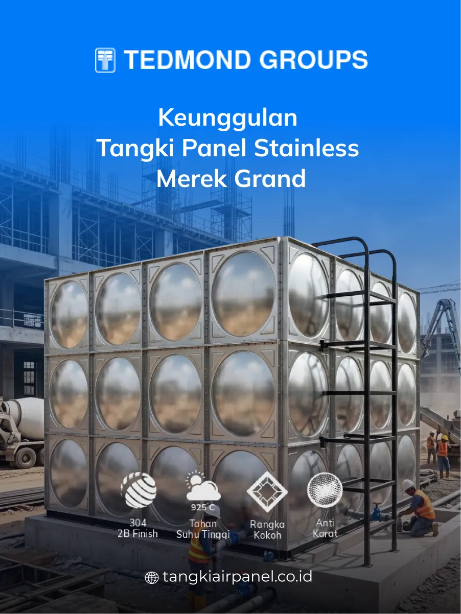 Keunggulan Tangki Panel Stainless Merek Grand
